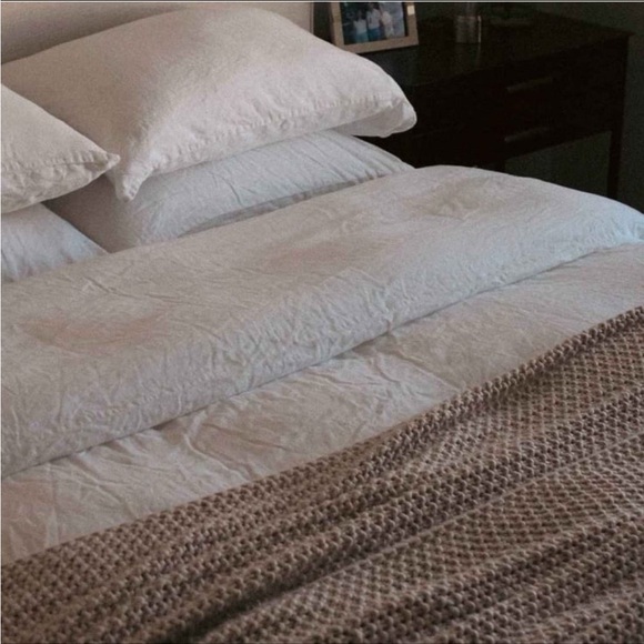 Casaluna Bedding Casa Luna King Chunky Knit Bed Blanket Warm Brown